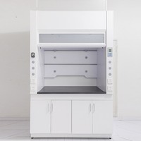 Hotte de laboratoire industrielle chimique sans conduit en PP, certifiée CE, à prix d'usine, avec filtre haute efficacité