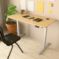 Bureau personnalisé 730-1180 mm, bureau ergonomique réglable en hauteur à moteur unique en acier, table électrique assis-debout