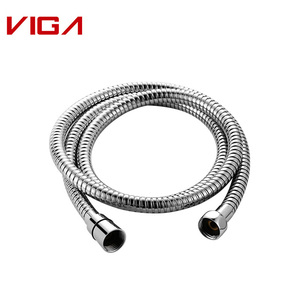 Tuyaux de plomberie à double verrouillage de haute qualité <span class=keywords><strong>tuyau</strong></span> de <span class=keywords><strong>douche</strong></span> en PVC <span class=keywords><strong>tuyau</strong></span> d'entrée de <span class=keywords><strong>douche</strong></span> en acier inoxydable - Product Image 3