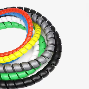 Fabriqué par de grandes usines chinoises, <span class=keywords><strong>gaine</strong></span> <span class=keywords><strong>spirale</strong></span> en plastique pour câbles de 8, 10, 16, 22, 28, 32, 42 mm, avec prix d'usine - Product Image 3