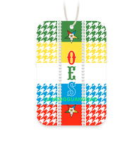 Désodorisant de voiture personnalisé en gros pour la Sororité Order of the Eastern Star – Promotionnel, avec logo sur mesure, désodorisant carré pour voiture