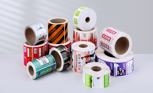 Etichette Adesive in PVC di Alta Qualità Personalizzate con Logo Privato, Impermeabili, in Rotolo per Prodotti Alimentari e Quotidiani - Product Image 5