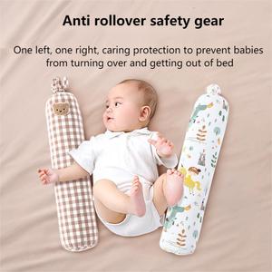 Coussin <span class=keywords><strong>de</strong></span> lit bébé cylindrique doux, protège-tête anti-collision lavable et amovible, coussin <span class=keywords><strong>de</strong></span> soutien pour câliner, apaiser et favoriser le sommeil - Product Image 4