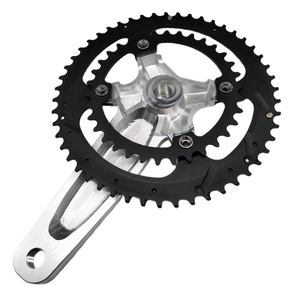Pédalier de vélo avec pédalier 170mm VTT pédalier <span class=keywords><strong>pignon</strong></span> à couplage droit 50/34T pièces de manivelles - Product Image 3
