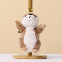 Porte-clés en peluche Otter Kawaii en gros avec pattes extensibles, pendentif de sac personnalisé Otter marin, mini jouet en peluche pour cadeau promotionnel