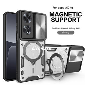 Lichicase อุปกรณ์เสริมโทรศัพท์มือถือขาตั้งห่วงโลหะป้องกันกล้องสำหรับ OPPO A3 <span class=keywords><strong>Pro</strong></span> F27 <span class=keywords><strong>Pro</strong></span> F27 <span class=keywords><strong>Pro</strong></span> + เคส - Product Image 2