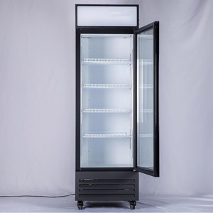 Réfrigérateur vertical de porte simple d'<span class=keywords><strong>armoire</strong></span> de <span class=keywords><strong>boisson</strong></span> debout commerciale réfrigérateur mince de barre de porte en verre de 14 pieds cubes de haut - Product Image 3