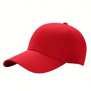 Gorra de Béisbol Roja de Algodón 100% a Bajo Precio en China, con Bordado a Mano y Estampado en Relieve, Diseño Personalizado Unisex - Product Image 3