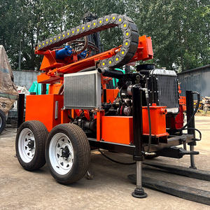 200M Boordiepte Boorgat Roterende Boorinstallatie Machine Hydraulische Waterput 37kw Dieselmotor Wielen/Rupsband Type Boorinstallatie - Product Image 3