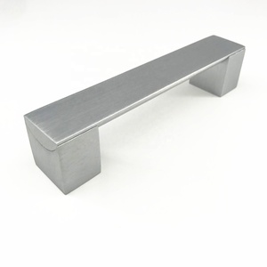 CHINA FOSHAN Kosin Factory MLP42 Furniture Hardware Kitchen Cabinet Brushed Satin <strong>Square</strong> Pull Handles - Product Image 1