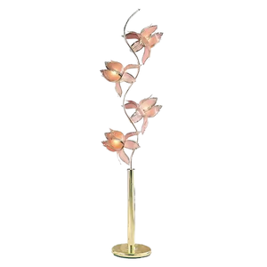 Lampada <span class=keywords><strong>da</strong></span> Tavolo LED Moderna a Forma di Loto, <span class=keywords><strong>Design</strong></span> in Ferro e Vetro, per Soggiorno e Camera <span class=keywords><strong>da</strong></span> Letto, Lampada <span class=keywords><strong>da</strong></span> Terra Personalizzabile - Product Image 6
