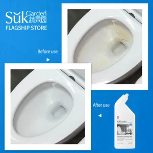 Sukgarden 500g Pine Strong WC Yellow Stains Toilet Cleaning Liquid Deep Cleaning Anti-bacterial Deodorant Toilet Detergent