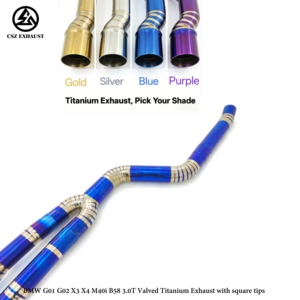 B58 G02 G01 M40i X3ไททาเนียมแบบสั่งทำ SS304 3.0T อุปกรณ์เสริมใน<span class=keywords><strong>รถ</strong></span>ยนต์ท่อไอเสีย valved จัดส่งรวดเร็วไม่ต้องเสีย<span class=keywords><strong>ภาษี</strong></span> valved catback - Product Image 2