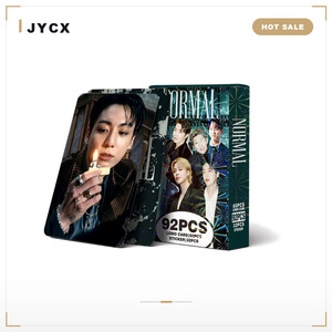 92-Piece Set Kartu Foto Holografik Laser <span class=keywords><strong>BTS</strong></span>-RM V SUGA J-Hope Jin Jimin Jungkook-Artifak Koleksi K-Pop Kreatif - Product Image 1