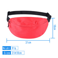 Sac banane écologique personnalisé en polyester, sac de taille, sac bandoulière, sac de hanche, sac banane, fabricant en gros