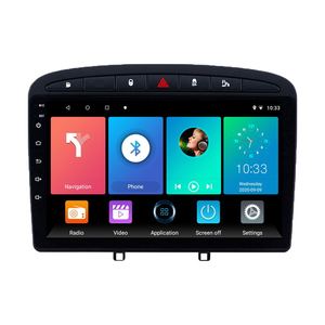 Lettore DVD per Auto per Modelli <span class=keywords><strong>Peugeot</strong></span> <span class=keywords><strong>308</strong></span> 408 2010-2016, Sistema di Navigazione GPS Android Montato su Auto, Display IPS, Android Auto CarPlay - Product Image 1