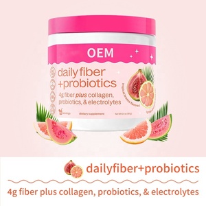 OEMデイリーファイバーパワー4gファイバー（プロバイオティクス、コラーゲン、電解質配合）トロピカルパパイヤ風味の栄養補助食品 - Product Image 3