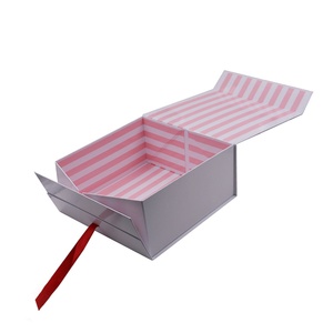 Factory Custom Size Foldable Magnetic Boxes for Hair Extension Skincare Weave Wig Packaging UV Coating Embossing Recyclable - Product Image 2