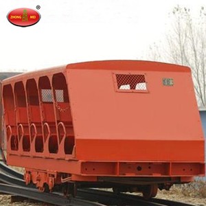 Vagoneta Plana para Minería PRC12-6/3 Directo de Fábrica, Vía de <span class=keywords><strong>600</strong></span> mm, 12 Asientos, Amortiguador de Resorte - Product Image 1