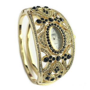 Reloj G&<span class=keywords><strong>D</strong></span> <span class=keywords><strong>518</strong></span> para Mujer, Reloj de Moda Dorado, Reloj de Pulsera para Dama, Correa de Aleación Plateada, Reloj de Cuarzo Femenino - Product Image 3