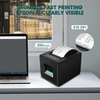 Printer POS Thermal Mini Portabel 3 Inci Ukuran Kertas 72mm USB LAN WiFi Stok Tersedia