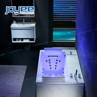 JOYEE – baignoire à Double bande de lumière moderne, grande cascade, bain à remous de Massage Spa d'intérieur, en solde