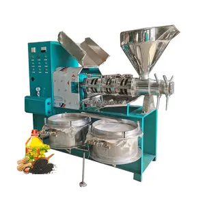 sunflower plant oil press machine stainless steel screw oil press machine with cold pressed