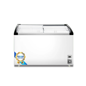 Congelatore Commerciale per Gelato a <span class=keywords><strong>Doppia</strong></span> Temperatura 13 Cu.Ft, Vetrina con Coperchio in Vetro, Design a Pozzetto con 2 Porte Scorrevoli in Vetro - Product Image 6