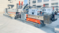 Machine de granulation de plastique à vis simple de 300 kg/h pour le recyclage des déchets plastiques LLDPE HDPE avec tension personnalisable