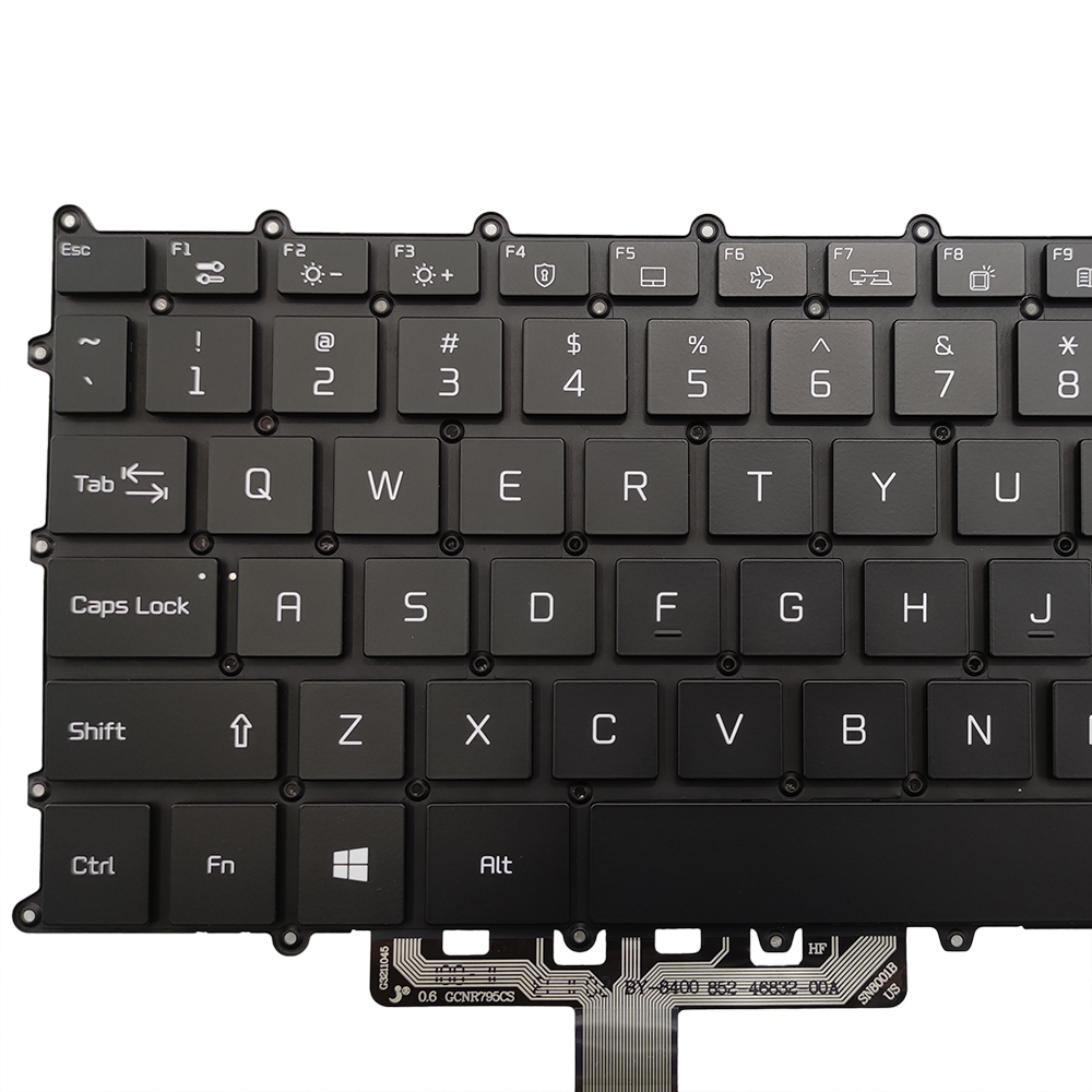 US English Backlit Keyboard for LG Gram 15Z90P 15Z90P-N 15Z90P-G