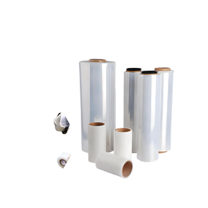 ฟิล์มยืดใส HWK Machine Soft PE เงาสูง กันความชื้น ขนาดกว้าง 30 ซม. ยาว 300 ม. สำหรับบรรจุภัณฑ์รองเท้า - Product Image 1