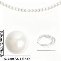 Pendentif en perles pour anniversaire et mariage, guirlande de perles nacrées, ornement suspendu pour la Saint-Valentin et les mariages