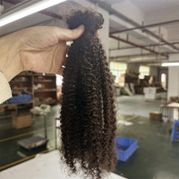 Cheveux Humains Bruts Non Traités Texture Crépu « Kinky » Naturel en Vrac Afro Kinky