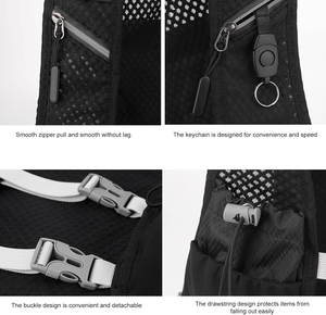 Sac de sport léger unisexe avec fermeture éclair, étanche, pour ranger le téléphone et le bidon d'hydratation, idéal pour la randonnée en plein air - Product Image 2