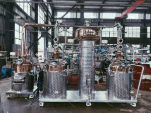 جديد 60 لتر غلاية مزدوجة براندي روح تقطير الكحول الخمور التقطير مع مكون المحرك الأساسي - Product Image 5