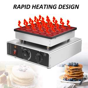 25 pièces Appareil à crêpes hollandaises professionnel électrique, machine à dorayaki, gaufrier antiadhésif pour cuisine domestique - Product Image 4