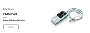 Oxymètre de pouls vétérinaire portable Mindray PM-60 à écran tactile réutilisable et réglable pour diagnostic par ultrasons et mesure de l'oxygène sanguin chez le chien - Product Image 5