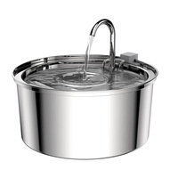 Bebedero De Acero Inoxidable Gatos Y Perro Bebedero Distributeur Fontaine D'eau Pour Chat En Acier Inoxydable 3.2L