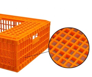Chất Lượng Cao Nhựa Động Vật Lồng Cho Gà Sống Gia Cầm Giao Thông Vận Tải Crate Với Khả Năng Chịu Lực Cao Gà Giao Thông Vận Tải Lồng - Product Image 5