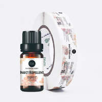Conception gratuite Chine Usine CMJN Impression Cosmétique Bouteille Synthétique Papier Emballage Étiquette Parfum Autocollant