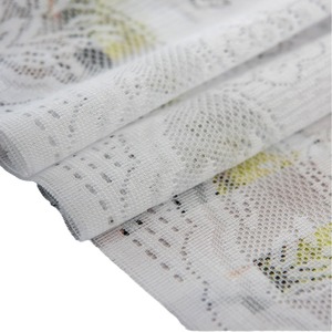 Lace <b>Curtain</b> White <b>Forest</b> 100% Fabric Plants And Flowers Pattern Rod Installation Translucent Living Room Bedroom Study - Product Image 5