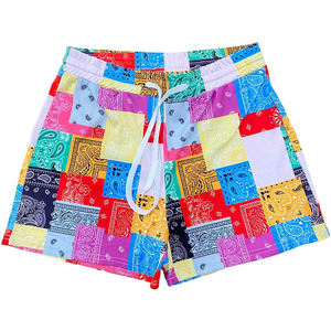 <span class=keywords><strong>Pantaloncini</strong></span> Casual da spiaggia per donne Color Block <span class=keywords><strong>Bandana</strong></span> - Product Image 1