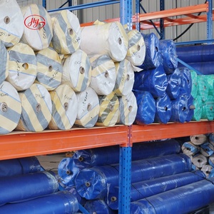 Rouleau de tissu de bâche en polyester 100% robuste personnalisé multi-usages PE Weave <span class=keywords><strong>Poly</strong></span> pour l'extérieur, coupe-vent et épais - Product Image 6