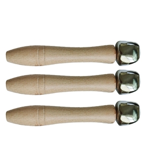 Campanas de mano de madera con un solo timbre, instrumento de percusión Orff para niños, para entrenamiento sensorial y de ritmo. - Product Image 2