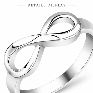 Anello Creativo a Forma di Otto, Anello Minimalista alla Moda - Product Image 4