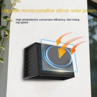 Lámpara Solar de Pared para Exteriores con Ángulo de Haz Ajustable, Carga y Descarga de Alta Eficiencia, Impermeable