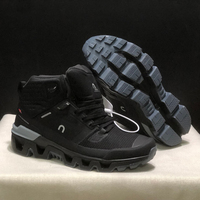 Sepatu Olahraga Pria Sol Tebal Khusus, Sol Luar Karet Sintetis, Penyangga, Sepatu Lari Kasual