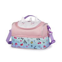 Ensemble de sac à dos scolaire, sac à lunch et trousse à crayons imperméables à l'eau, super mignons, style dessin animé, pour enfants