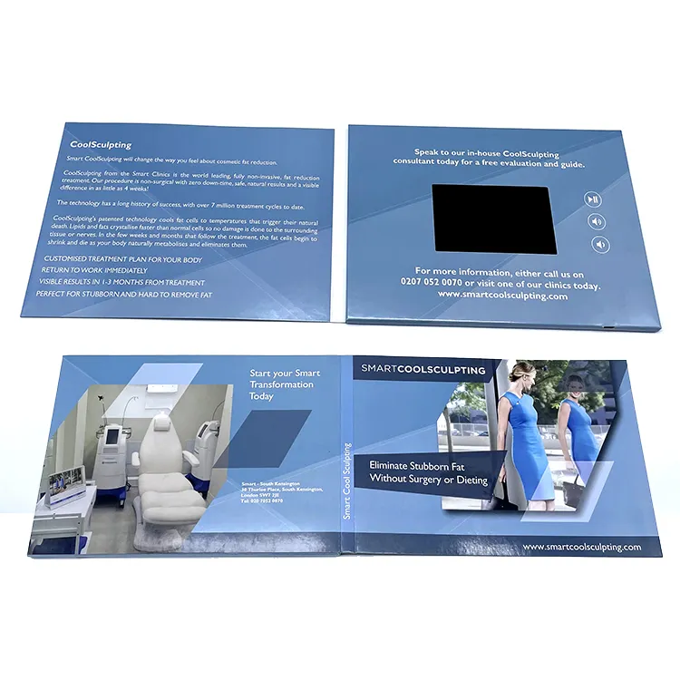 Chinese homemade suppliers screen a5 brochure lcd screen for video brochures 4.3 inch