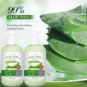 Limpiador Facial de Aloe Vera Orgánico al por Mayor, Suave, Control de Grasa, Hidratante, Espumoso, para Hombres y Mujeres, con <span class=keywords><strong>Amino</strong></span>ácidos - Product Image 4